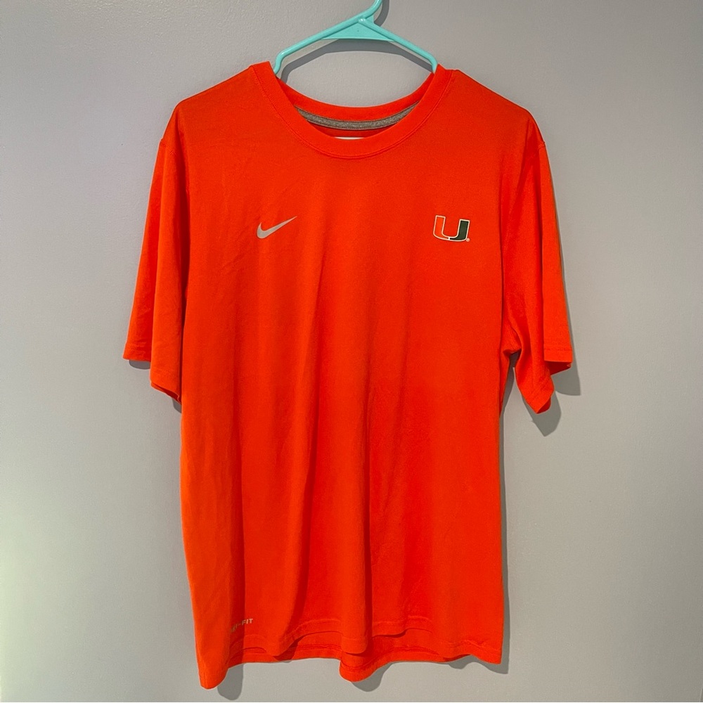 Nike X UM  Men's Orange T-Shirt | Size Large